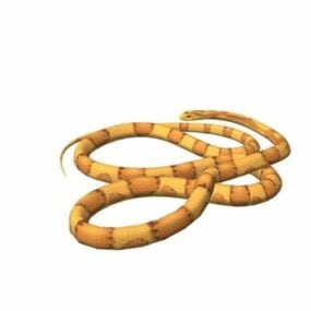 3д модель Американской кукурузной змеи