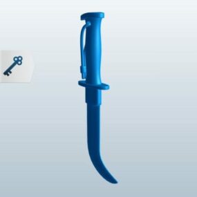 Zbraň Corvo Knife 3D model
