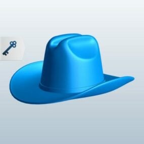 카우보이 모자 일반적인 스타일 3d 모델