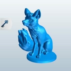 کارتون فاکس مدل سه بعدی قابل چاپ