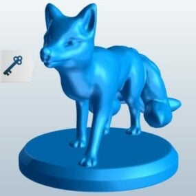 Kreatur Fuchs Tier 3D-Modell
