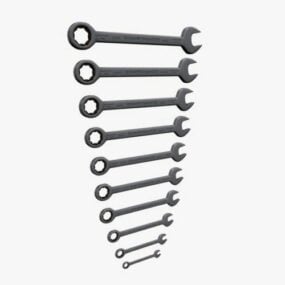 Crescent Wrench Pack 3d-model