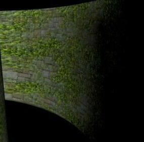Old Wall Maze 3d-modell