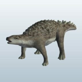 Modello 3d del dinosauro Cryptosaurus della preistoria