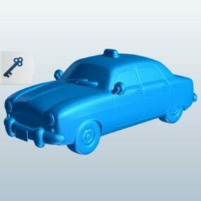 Kuba Taxi Car 3D model
