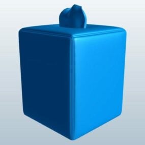 Box mit abgerundeten Kanten 3D-Modell