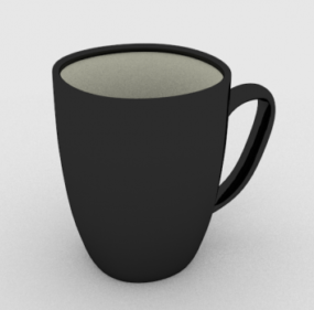 Múnla Black Mug 3D saor in aisce