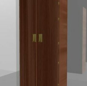 3д модель шкафа антикварного деревянного резного