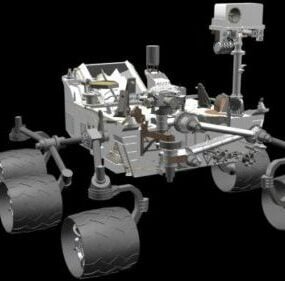 مدل 3 بعدی خودروی مریخ کنجکاوی