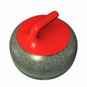 Curling Stone 3d-model