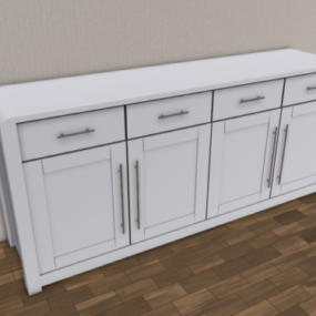 Kitchen Dresser Unit 3d model