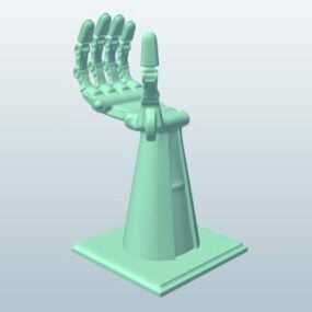 3D model kyborgské ruky