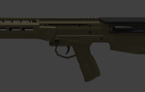 Model 3D pistoletu dt-mdr