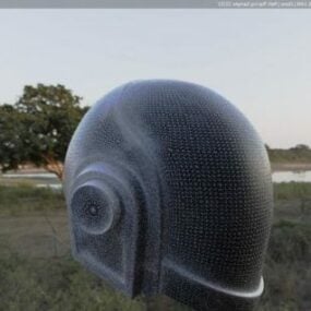 Volwassen Daft Singer-helm 3D-model