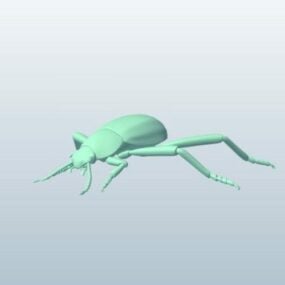 Model 3d Haiwan Kumbang Gelap