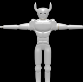 Demon Warrior Character 3d model