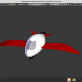 Devils Wing Plane 3d model