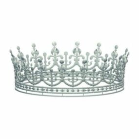 Queen Diamond Crown דגם תלת מימד