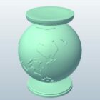 Pedestal World Globe V1