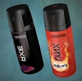 Spray Linx Axe Bottles 3d-malli