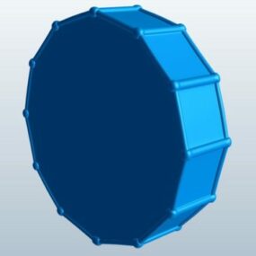 3D model dvanáctiúhelníkového bubnu