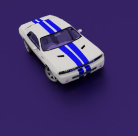 Voiture Dodge Challenger Srt modèle 3D