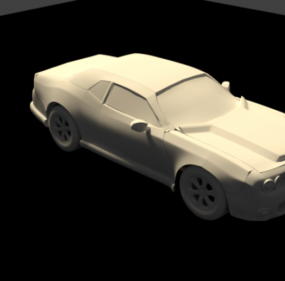 3D model auta Dodge Challenger Srt