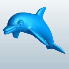 イルカの赤ちゃんジャンプ動物3Dモデル
