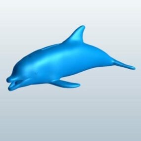 Modello 3d stampabile del delfino