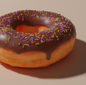 Donut Food Modelo 3d