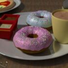 Donuts On Disc Scene