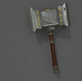 Doom Hammer Weapon 3d model