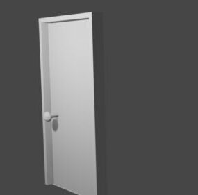 Door With Handle 3d model
