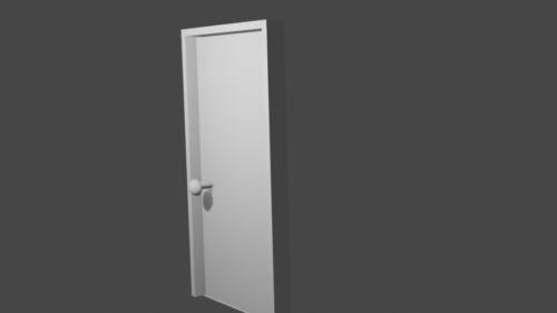Door With Handle