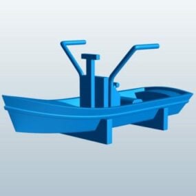 Dory Boat 3d model