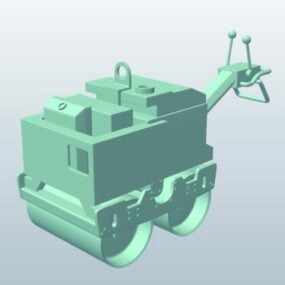 Camion à double rouleau modèle 3D