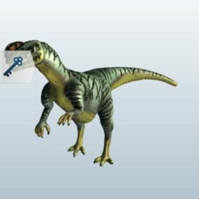 Model 3D Dinosaurus Dracovenator