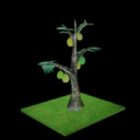 Lowpoly Durian Tree