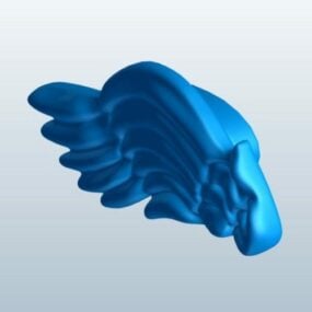 독수리 날개 조각 3d 모델