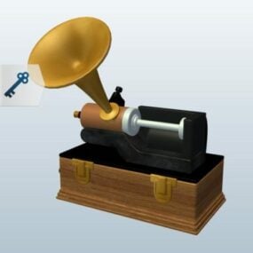 Edison Phonograph 3d model