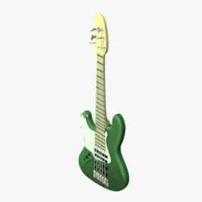 Μουσική ηλεκτρική κιθάρα 3d μοντέλο