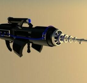 Weapon Electro Magnetic Sniper 3d model