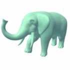 Elephant Animal Sculpt