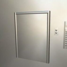 Apartment Elevator Doors 3d model