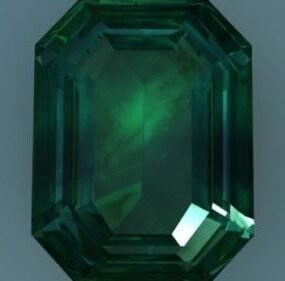 Emerald Jewelry 3d model