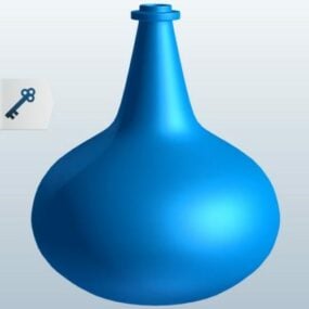 Løkflaske Utskrivbar 3d-modell