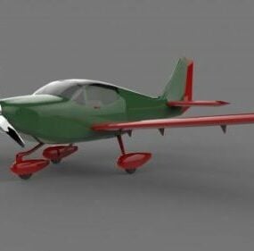3д модель самолета Europa Xs