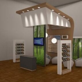 Small Exhibition Stand 3d model