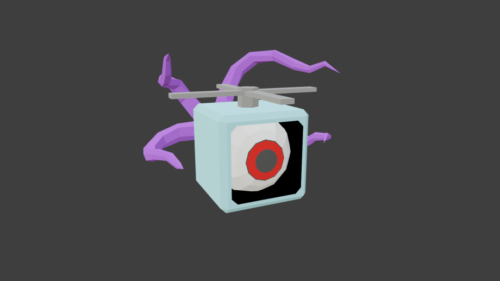 Sci-Fi Eye Bot Spyder