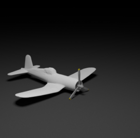 Avión F4u Corsair modelo 3d